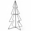 Bowery Hill Christmas Cone Tree Warm white Metal Medium Christmas Cone Tree