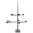 Bowery Hill Metal Christmas Tree Black Powder-coated Steel 30 in Collapsible
