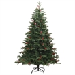 Bowery Hill Artificial Hinged Christmas Tree Green PVC Large