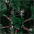 Bowery Hill Artificial Hinged Christmas Tree Green PVC PE Iron
