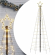 Bowery Hill LED Christmas Tree with Spikes 220 LEDs Warm White 70.9
