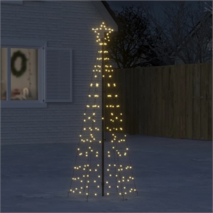 Bowery Hill LED Christmas Tree with Spikes 220 LEDs Warm White 70.9&quot