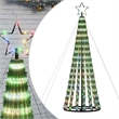 Bowery Hill LED Christmas Tree Colorful light with green needles