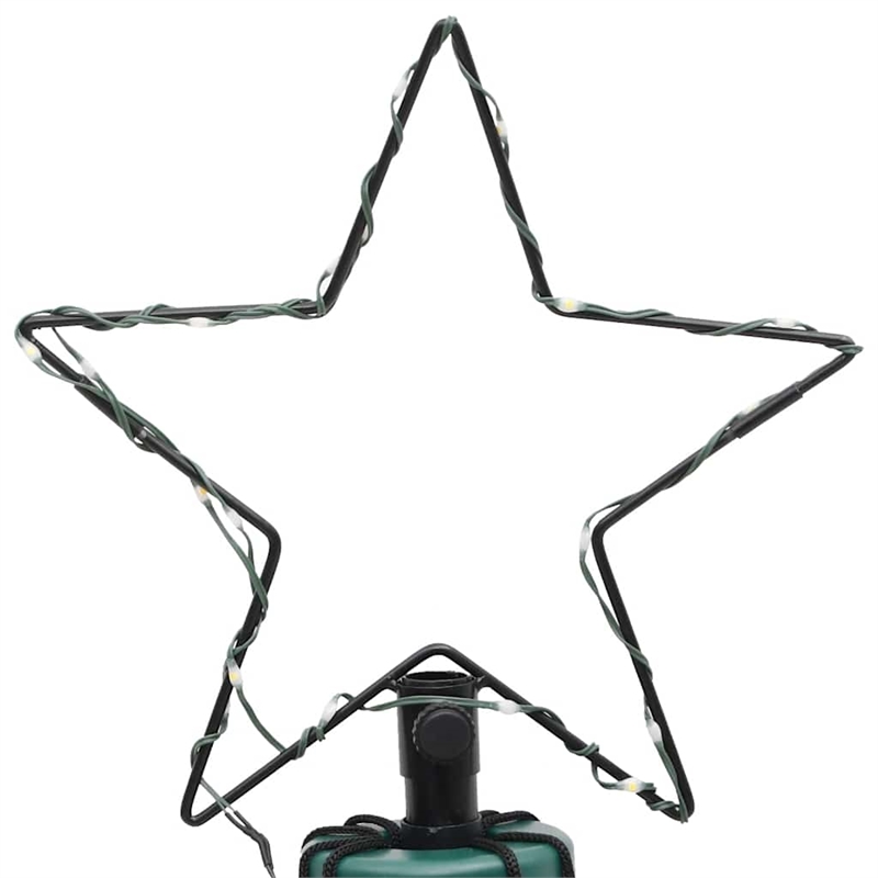 Bowery Hill LED Christmas Tree Warm white dark green PVC Copper Iron
