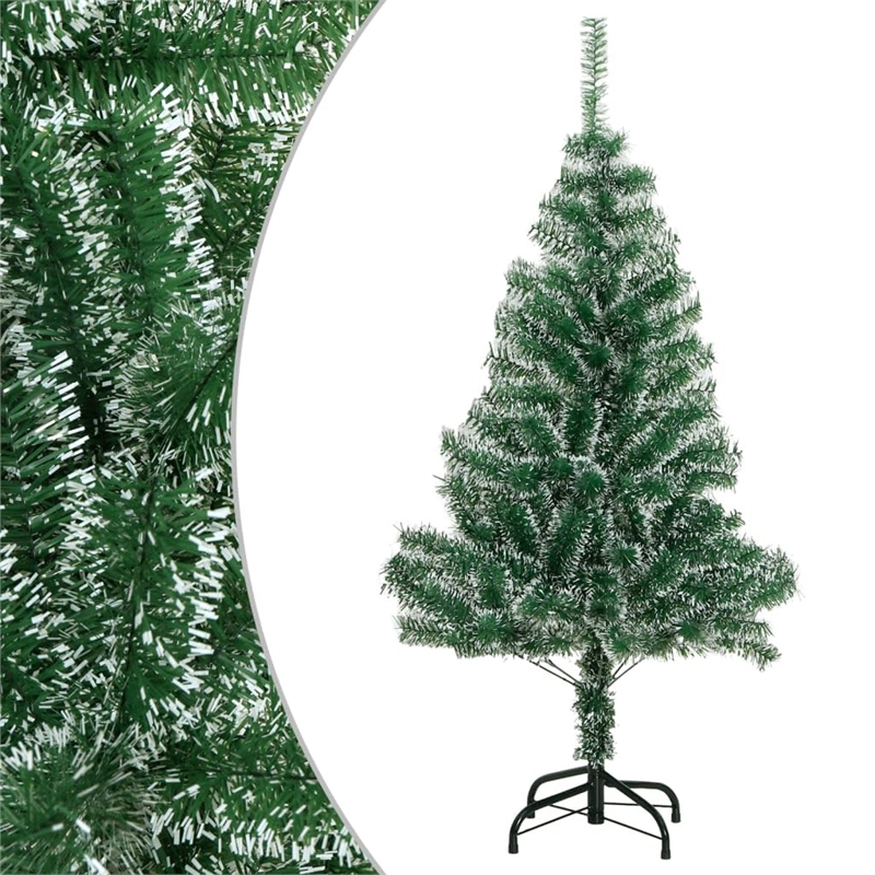 Bowery Hill Artificial Christmas Tree Green and white PET 59.1