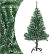 Bowery Hill Artificial Christmas Tree Green and white PET 59.1