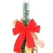 Bowery Hill Artificial Christmas Tree Green Warm White Red Gold PVC Metal