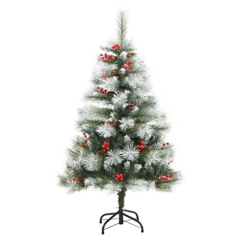 Bowery Hill Artificial Hinged Christmas Tree Green PVC Medium