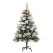 Bowery Hill Artificial Hinged Christmas Tree Green PVC Medium