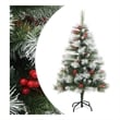 Bowery Hill Artificial Hinged Christmas Tree Green PVC Medium