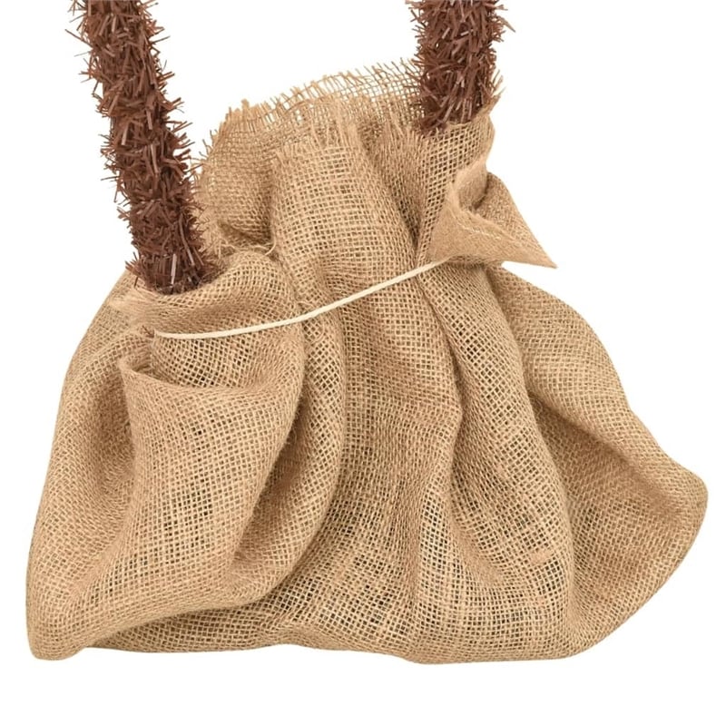 Bowery Hill Christmas Tree Green and Brown PVC Steel Linen Fabric