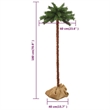 Bowery Hill Christmas Tree Green and brown PVC Medium Christmas Tree Other