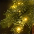 Bowery Hill Christmas Tree Green and brown PVC Steel linen Fabric Medium