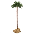 Bowery Hill Christmas Tree Green and brown PVC Steel linen Fabric Medium