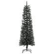 Bowery Hill Christmas Tree Green and white PVC and Steel Slim