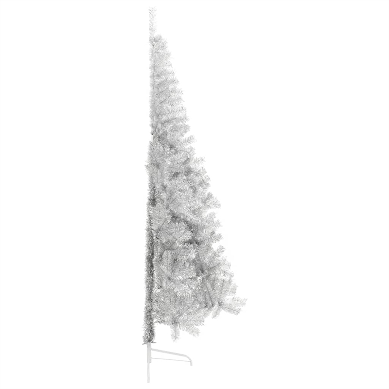 Bowery Hill Christmas Tree Silver PET Large Christmas Tree Cone-shaped