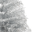 Bowery Hill Christmas Tree Silver PET Large Christmas Tree Cone-shaped
