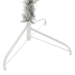 Bowery Hill Christmas Tree Silver PET Large Christmas Tree Cone-shaped