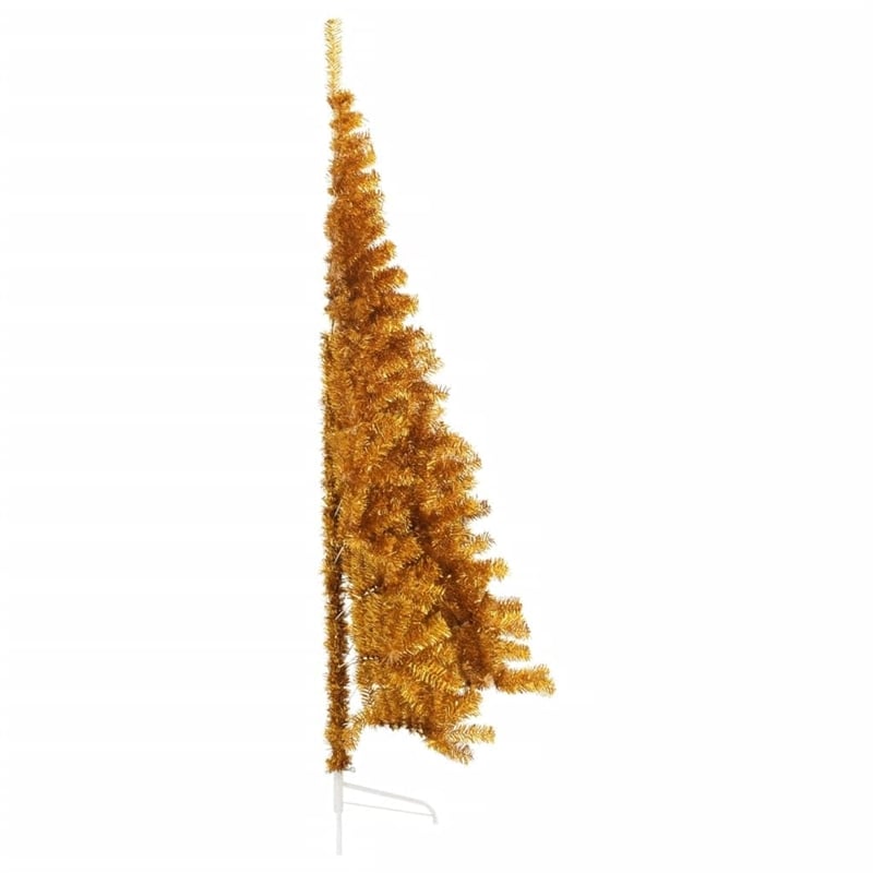 Bowery Hill Christmas Tree Gold PET Large Durable Christmas Tree Modern