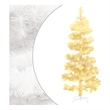 Bowery Hill Swirl Christmas Tree White PVC 4.9 feet Christmas Tree Spiral