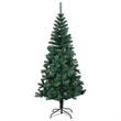 Bowery Hill Christmas Tree Green with Iridescent Tips PVC Steel Large