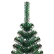 Bowery Hill Christmas Tree Green with Iridescent Tips PVC Steel Large