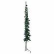 Bowery Hill Contemporary Artificial Half Christmas Tree Green PVC 82.7