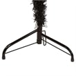 Bowery Hill Artificial Half Christmas Tree Black PVC Steel 82.7