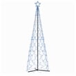 Bowery Hill Christmas Cone Tree Blue Powder-coated Steel copper PVC 3 x 10 ft