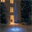 Bowery Hill Christmas Cone Tree Blue Powder-Coated Steel Copper PVC 16 ft