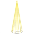 Bowery Hill Christmas Cone Tree Warm white Powder-coated Steel copper PVC