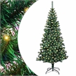Bowery Hill Artificial Pre-lit Christmas Tree Green 94.5
