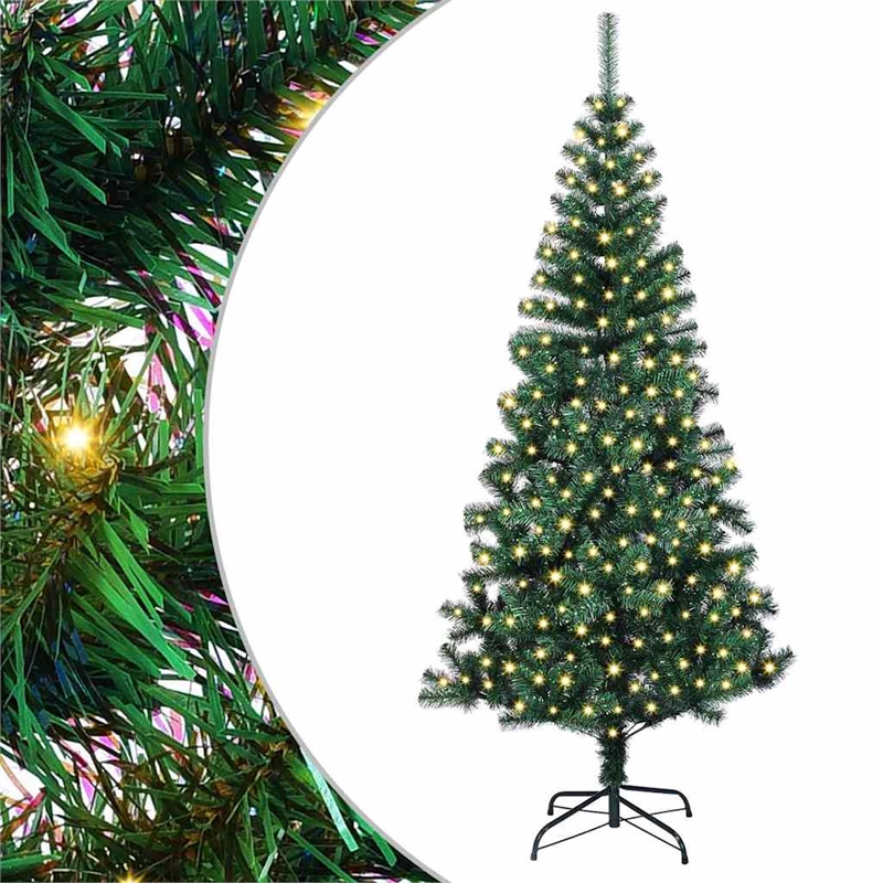 Bowery Hill Artificial Pre-lit Christmas Tree Green 82.7