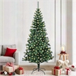 Bowery Hill Artificial Pre-lit Christmas Tree Green 82.7