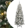 Bowery Hill Artificial Christmas Tree with 300 LEDs White 78 x 78 x 210 cm