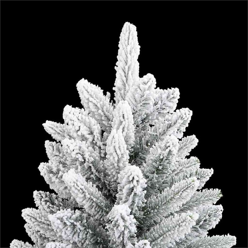 Bowery Hill Artificial Christmas Tree with 300 LEDs White 78 x 78 x 210 cm