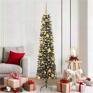 Bowery Hill Artificial Christmas Tree with Stand Green 50.5 x 50.5 x 180 cm