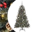 Bowery Hill Artificial Christmas Tree with 300 LEDs Green 99 x 99 x 180 cm