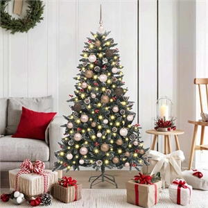 Bowery Hill Artificial Christmas Tree with Stand Green 83.5 x 83.5 x 150 cm