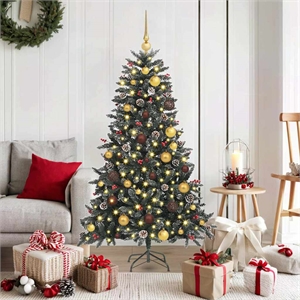 Bowery Hill Artificial Christmas Tree with Stand Green 83.5 x 83.5 x 150 cm