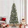 Bowery Hill Artificial Christmas Tree with 300 LEDs Green 86 x 86 x 210 cm