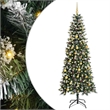 Bowery Hill Artificial Christmas Tree with 300 LEDs Green 86 x 86 x 210 cm