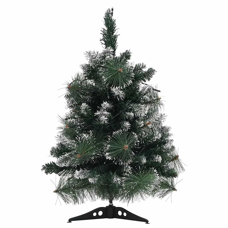 Bowery Hill Artificial Christmas Tree Green with white flocking PVC plastic