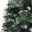Bowery Hill Artificial Christmas Tree Green with white flocking PVC plastic