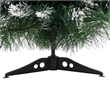 Bowery Hill Artificial Christmas Tree Green with white flocking PVC plastic