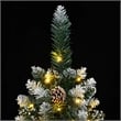 Bowery Hill Artificial Christmas Tree Green and White PVC Steel 82.7 