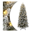 Bowery Hill Artificial Christmas Tree Green and White PVC PE Steel Large