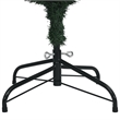 Bowery Hill Artificial Slim Christmas Tree Green and white PVC Steel Slim