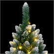Bowery Hill Contemporary Artificial Christmas Tree 300 LEDs 82.7