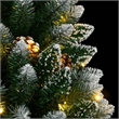 Bowery Hill Contemporary Artificial Christmas Tree 300 LEDs 82.7